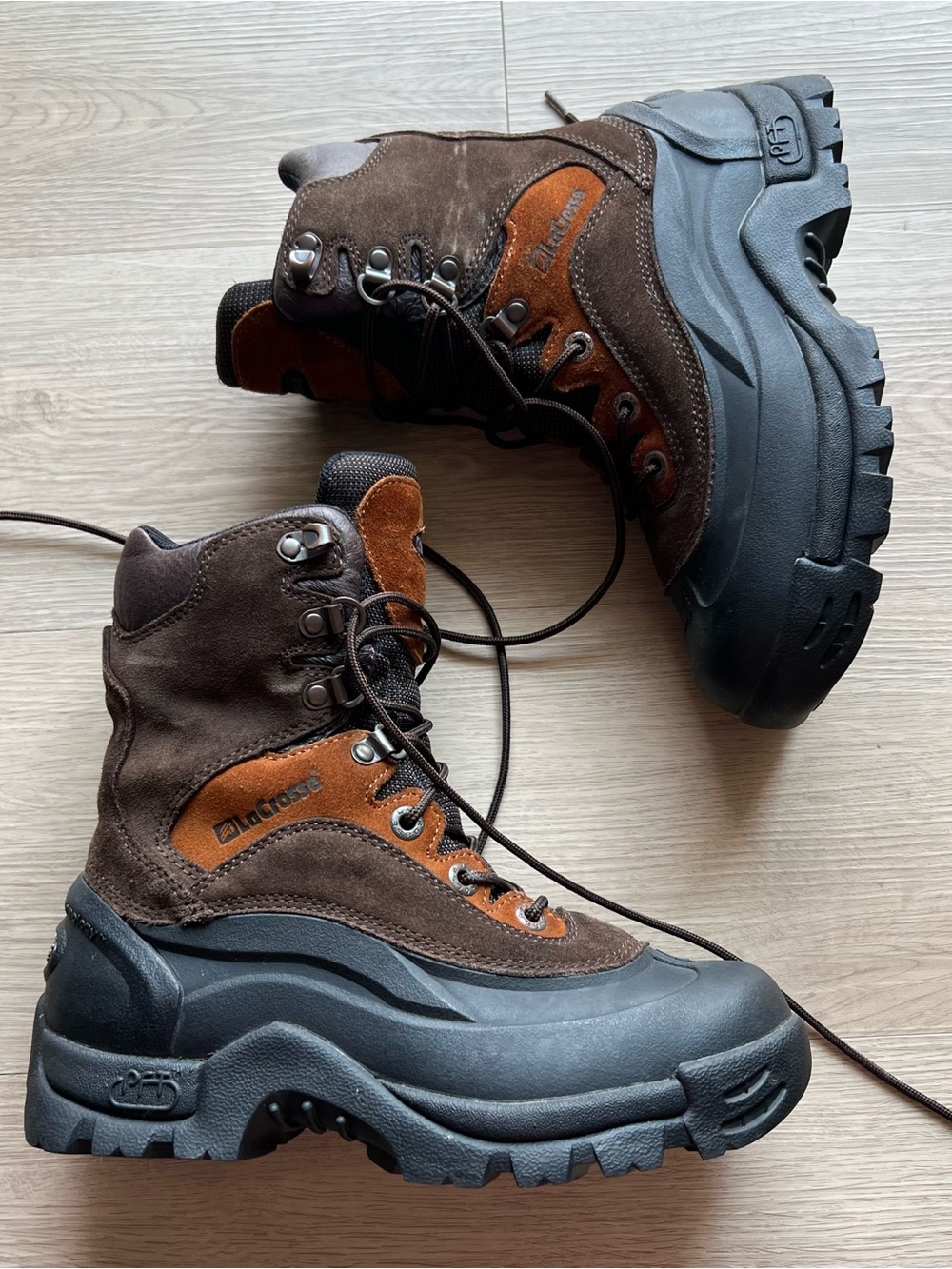 Lacrosse Brown Suede Hiking Boots - Picture 7 of 8